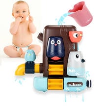 Conjunto de brinquedos de banho para bebês, copo de sucção, jogos de água, desenhos animados, banheira clássica, brinquedos de natação para crianças 2024 - compre barato