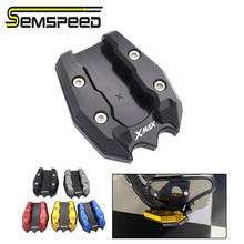 SEMSPEED 2020 New XMAX logo For Yamaha X-MAX X MAX 300 250 125 Motorcycle CNC Foot Kickstand Sidestand Extension Enlarge Stand 2024 - buy cheap