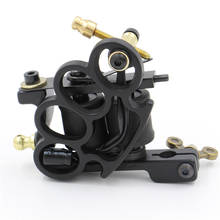 Professional 10 Wrap Coil Tattoo Machine 10 Wrap Coils Tattoo Gun Cast Iron Tattoo Frame For Liner Shader  Tattoo Supplies 2024 - buy cheap