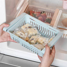 Kitchen Refrigerator Drawer Storage Box, Adjustable Plastic Refrigerator, Freezer Shelf, Pull-out Storage Box 2024 - buy cheap