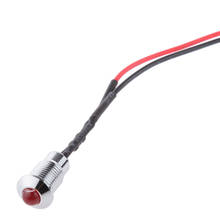 24V 8mm Hole Waterproof LED Dash Panel Indicator Warning Light Lamp -Red 2024 - buy cheap