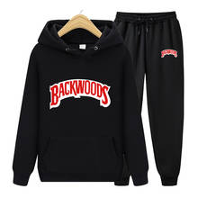 New Backwoods Letters Print Men Women Hoodies+Pants Hooded Sweatshirt Hoody Streetwear Patchwork Pullover Custom Clothing 2024 - buy cheap