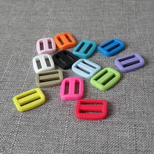 100pcs/lot 15mm 20mm 25mm Plastic buckle strap belt buckle adjuster for bag backpack pet dog collar garment sewing DIY accessory 2024 - buy cheap