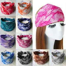 Tie Dye Cycling Yoga Sport Sweat Headband Men Sweatband For Men Women Yoga Hair Bands Head Sweat Bands Sports Safety Bandana 2024 - buy cheap