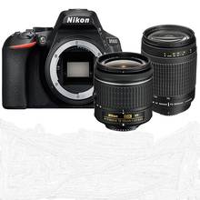 Корпус камеры Nikon D5600 DSLR и AF-P объектив 18-55 мм и объектив AF 70-300 мм 2024 - купить недорого