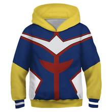 My Hero Academia Hoodie Sweatshirts All Might 3D Print Hoodie Pullovers Cospaly Jacket Sweatshirt For Kids 2024 - buy cheap