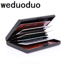 Weduoduo 2019 New Credit Card Holder Super Light Carbon Fiber Name ID Card Holder Business Card Organizer For Men 2024 - buy cheap