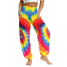 Spring Autumn Men Women Casual Yoga Pants Loose Hippy Yoga Trousers Baggy Boho Aladdin Pants Outdoor Printing Sport Trousers 2024 - buy cheap