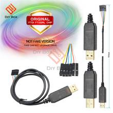 Original 1M 6PIN 5V FTDI FT232RL FT232 USB to TTL RS232 Serial Download Adapter Connector Cable for Arduino Raspberry Pi AVR ARM 2024 - buy cheap