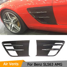 Carbon Fiber Fender Flare Air Vents for Mercedes-Benz SLS Class SLS63 AMG 2010 - 2013 Car Styling 2024 - buy cheap