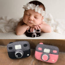 Newborn Photography Props Wool Needle Felt Camera Bebe Photo Prop Baby Birthday Gift for Photographer Studio Accessories 2024 - buy cheap