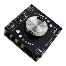 Placa de amplificador estéreo com bluetooth 5.0, amplificador de potência digital por usb, 12v e 24v 2024 - compre barato