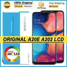 Pantalla Super AMOLED 100% Original de 5,8 pulgadas para Samsung A20E, A202, A202F, piezas de reparación de montaje de digitalizador con pantalla táctil LCD completa 2024 - compra barato