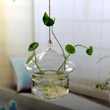 US STOCK Clear Glass Flower Plant Stand Hanging Vase Ball Terrarium Container Home Decor 2024 - buy cheap