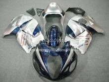 Bodywork For SUZUKI Hayabusa GSXR1300 96 97 9899 2002 2003 2004 GSXR 1300 silver blue GSXR-1300 GSXR 1300 2005 2006 2007 Fairing 2024 - buy cheap