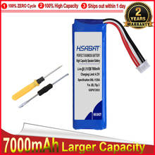 HSABAT 0 Cycle 7000mAh Battery for JBL Flip 3 Flip 3 GRAY GSP872693 High Quality Replacement Accumulator 2024 - buy cheap