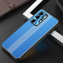 Funda de Metal para Huawei P40 Pro + Lite Plus, funda para Huawei Mate 40 Pro + Plus Nova 7 8 Pro, funda de aleación de aluminio esmerilado 2024 - compra barato