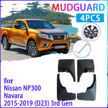 Guardabarros de coche para Nissan, accesorios para coche, NP300, Navara D23, 2015 ~ 2019 NP 300, 4 Uds. 2024 - compra barato