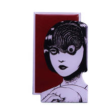 Uzumaki Junji Ito Japanese horror manga enamel pin creepy flair addition 2024 - buy cheap