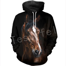 Tessffel animal mais forte arte cavalo unissextracksuit casual harajuku 3d impressão completa com capuz/moletom/jaqueta/masculino feminino s5 2024 - compre barato