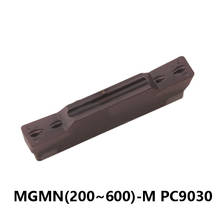 100% MGMN MGMN200 250 300 400 500 600-M PC9030, hojas de carburo usadas para procesamiento de acero inoxidable eficiente y duradero 2024 - compra barato