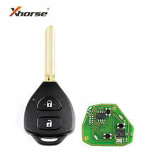 Универсальный дистанционный ключ XHORSE Wire для Toyota Style Flat 2 Buttons XKTO05EN для VVDI VVDI2 Key Tool 2024 - купить недорого