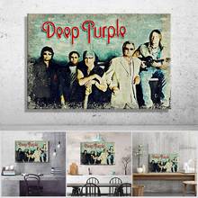 No Frame DEEP PURPLE Wall Art Print Canvas Painting Nordic Posters and Prints Wall Pictures 2024 - buy cheap