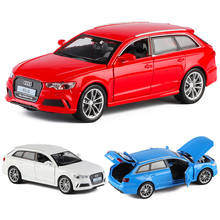 1:32 Audi RS6 Car Model Die Cast Alloy Boys Toys Cars SUV Supercar Collectibles Kids Car Free Shipping 2024 - buy cheap