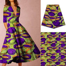 African Wax Printed Fabric, Real Wax, 100% Cotton, Soft Material, Guaranteed Real Wax, Nigeria, Wrappa, African Ankara 2024 - buy cheap