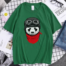Мужская футболка с коротким рукавом, модная футболка с принтом милой панды в стиле Харадзюку, Забавные футболки, хипстерские крутые топы с круглым вырезом, 2019 2024 - купить недорого