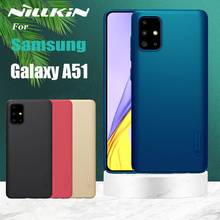 Чехол для Samsung Galaxy A51, чехол Nillkin, матовая жесткая задняя крышка для телефона из поликарбоната, чехлы для Samsung A51, чехол с бесплатным держателем для телефона 2024 - купить недорого