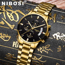 NIBOSI Men Watches Luxury Famous Top Brand Men's Fashion Casual Dress Watch Military Quartz Wristwatches Relogio Masculino Saat 2024 - buy cheap