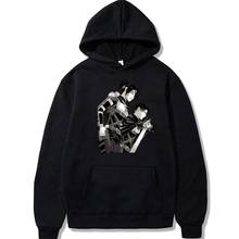 Anime Attack On Titan Print Men Hoodies Streetwear Warm Women Oversized Itself Pullover Autumn Daily Casual Clothing 2024 - buy cheap