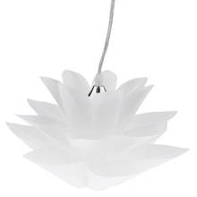 Современный Лотос подвесная люстра подвесной потолочный светильник подвесной светильник абажур DIY (белый) 2024 - купить недорого