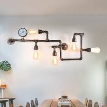 Modern Retro Art Loft Industrial Wall Lamps led lamps E27 bulb Wall lights Creative arts Water pipe wall lamp 2024 - buy cheap