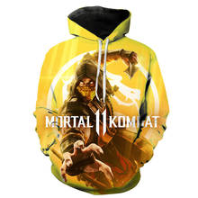 Mortal kombat hoodies das mulheres dos homens crianças hoody 2020 jogo de luta mk streetwear 3d impressão pulôver homme sudaderas camisolas 2024 - compre barato