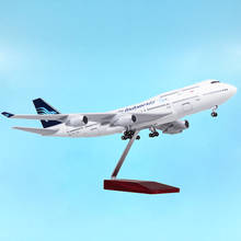 47CM 1/150 Scale Aviation Airplane B747 Garuda Indonesia Aircraft Model Light  Alloy Base Plane Adult Collectible Gift Display 2024 - buy cheap