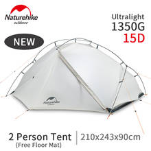 Naturehike Outdoor New VK Camping Tent 15D Nylon 2 Persons Ultralight 1350g Camping Tent Portable Hiking Tent Give Free Mat 2024 - buy cheap