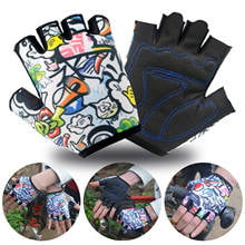 Bike Bicycle Cycling Gloves For Children Kids Child Outdoor Sports Non Slip Breathable Half Finger Fingerless Gloves 2024 - buy cheap