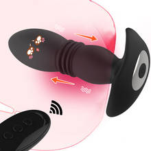 Anal Vibrator Male Prostate Massager Wireless Remote Control Telescopic Dildo Vibrator Butt Plug Vibrator Anal Sex Toys For Men 2024 - buy cheap