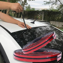 Стикер лобового стекла автомобиля 14 мм/19 мм, резиновый герметик для окна автомобиля, треугольный, герметичный, уплотнительная полоса отделка 2024 - купить недорого