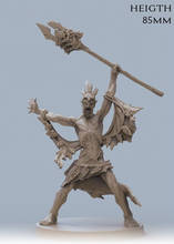 Unassambled 1/22 85mm ancient man warrior with Spear (NO BASE )   Resin figure miniature model kits Unpainted 2024 - buy cheap