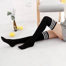 New Socks Fashion Stockings Casual Cotton Thigh High Over Knee Acrylic High Socks Girls Womens Female Long Knee Sock 2019 2024 - buy cheap