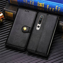 For xiaomi 10 Cover Wallet PU Leather Phone Bag Case Simple Card Holders Shell Free Shipping For Xiaomi 10 Pro 2024 - buy cheap