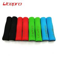 Litepro-empuñaduras de esponja para bicicleta de montaña, accesorio cómodo y plegable, 22,2mm, 120mm 2024 - compra barato
