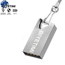 USB-флеш-накопитель Biyetimi, 32/128 ГБ, 16 ГБ, высокоскоростной, металлический 2024 - купить недорого