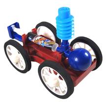 Children DIY Air Powered Car Assembly Model Scientific Experiment Educational Kids Toy 2024 - buy cheap