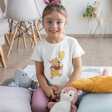 Baby Boy T-shirt Winnie the Pooh Cute Girl Short Sleeve Harajuku Fashion Disney Toddler Soft Top Comfortable Kids Clothes 2024 - buy cheap