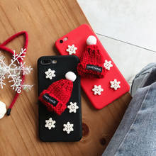 Sweet Christmas Snowflake Plush Soft Phone Cover for OPPO Realme C17 C15 C12 C11 XT X X2 Pro X3 Zoom 3 5 6 6S 7i X50 V3 V5 C3 2024 - buy cheap