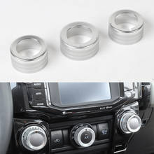 3Pcs/set Car Air Conditioner Adjust Knob Switch Ring For Toyota 4Runner 2010+ Car Styling Mouldings 2024 - buy cheap